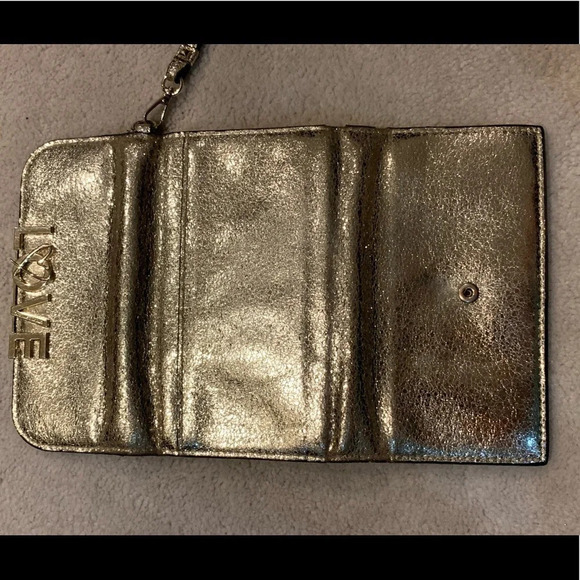 VICTORIA’S Secret shimmer phone wallet, golden - Picture 2 of 16